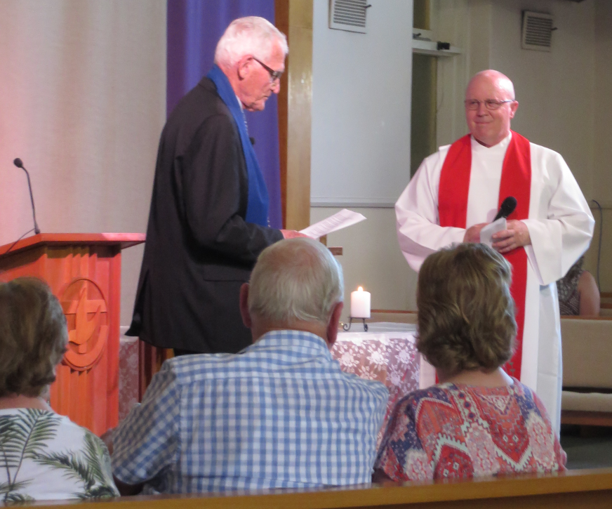 Rev Graham Bartley and Dr Tom Spurling